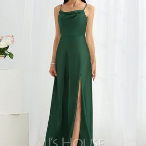 JJ House Emerald Green Bridesmaid Dress